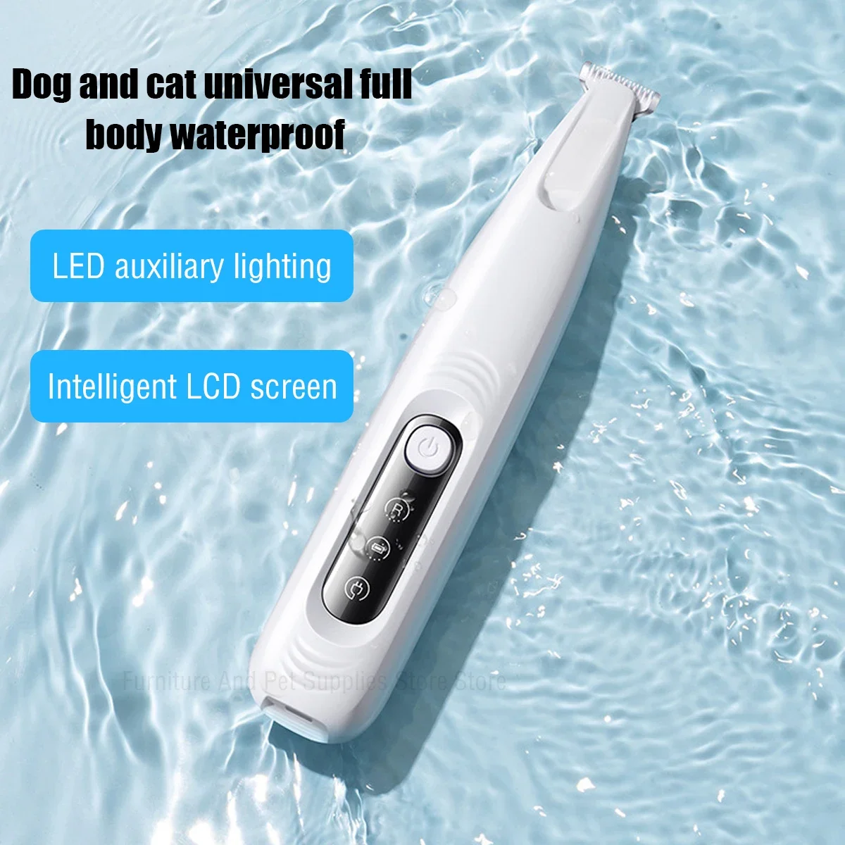 new dog paw trimmer with led light fully waterproof pet hair trimmer with led display dog clippers for grooming 18mm widen blade new dog paw trimmer with led light fully waterproof pet hair trimmer with led display dog clippers for grooming 18mm widen blade